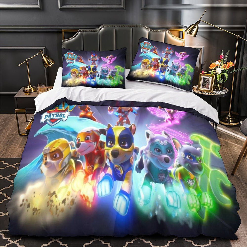 Paw Patrol Mighty Pups Duvet Cover Bedding Set Without Filler (ONLINE ORDER ONLY)