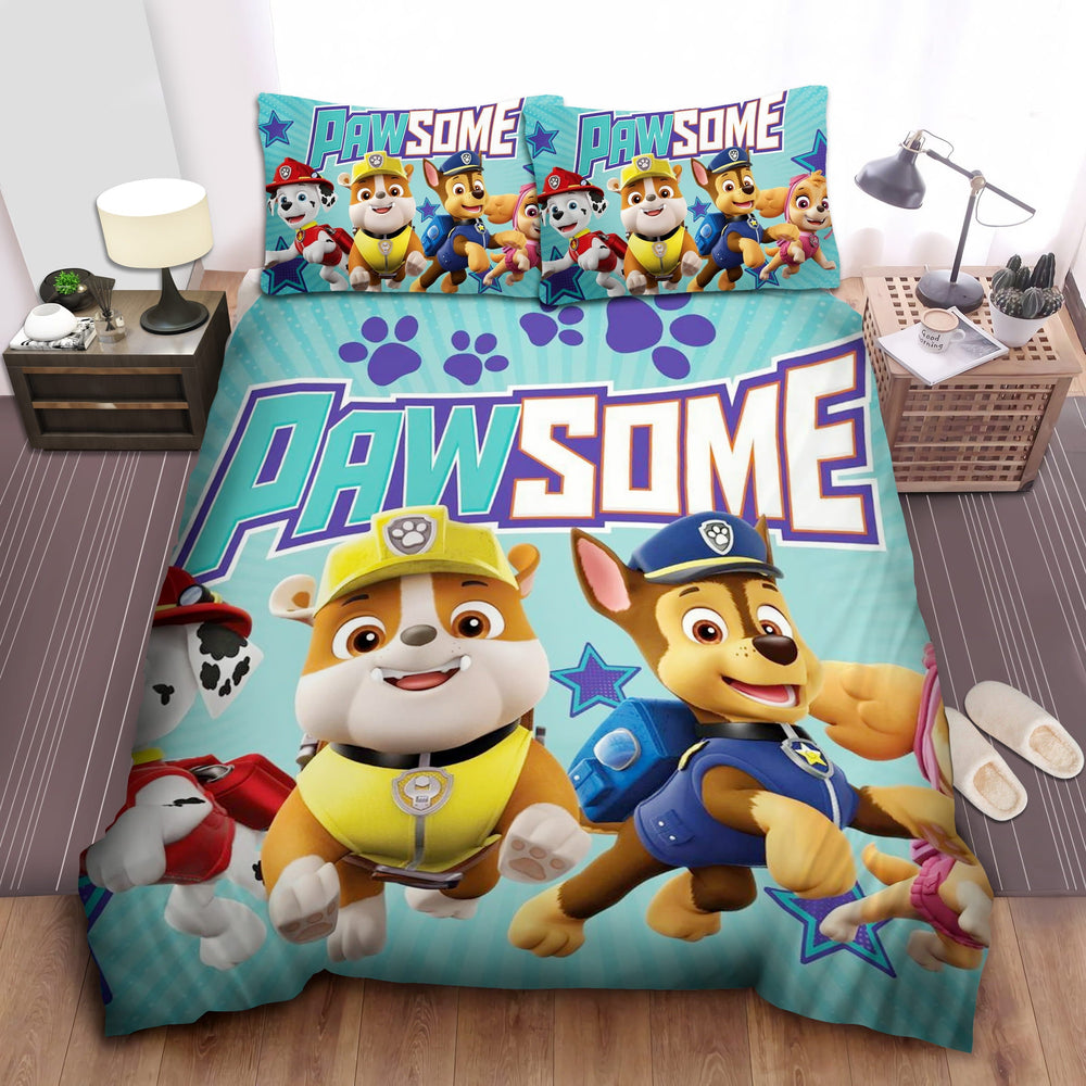 Paw Patrol Pawsome Bedding Set Duvet Covers Without Filler (ONLINE ORDER ONLY)