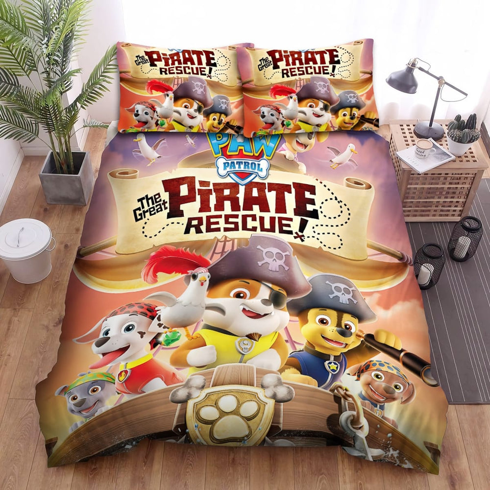 Paw Patrol Pirates Bedding Set Duvet Covers Without Filler (ONLINE ORDER ONLY)