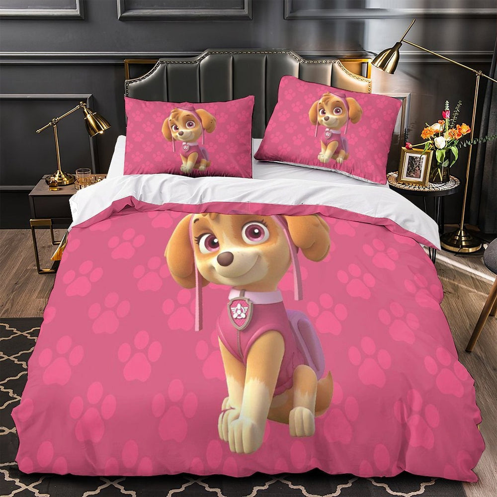 Paw Patrol Skye Duvet Cover Pattern Bedding Set Without Filler (ONLINE ORDER ONLY)