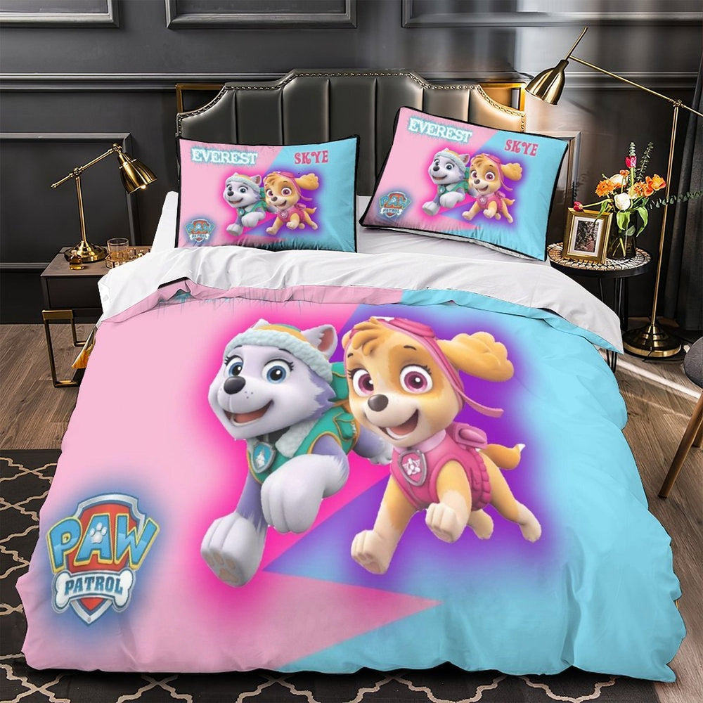 Paw Patrol Skye Duvet Cover Pattern Bedding Set Without Filler (ONLINE ORDER ONLY)
