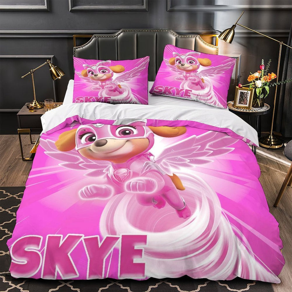 Paw Patrol Skye Duvet Cover Pattern Bedding Set Without Filler (ONLINE ORDER ONLY)