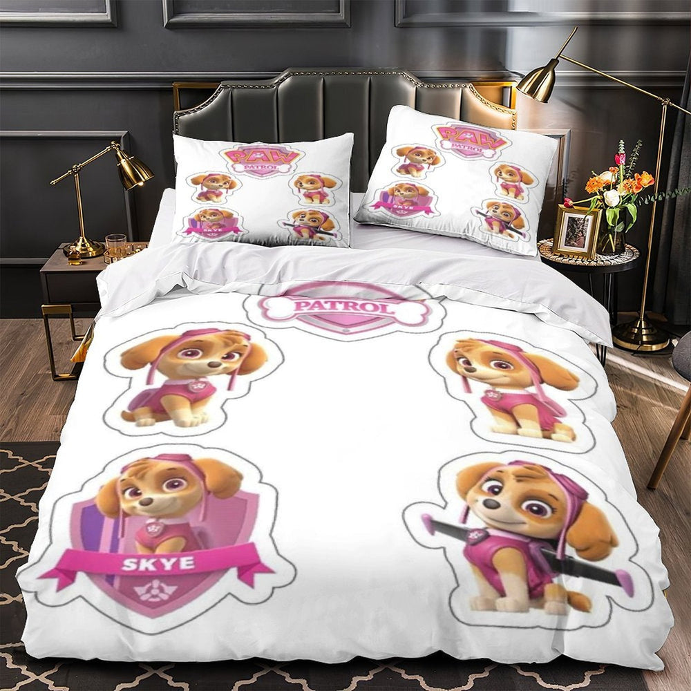 Paw Patrol Skye Duvet Cover Pattern Bedding Set Without Filler (ONLINE ORDER ONLY)