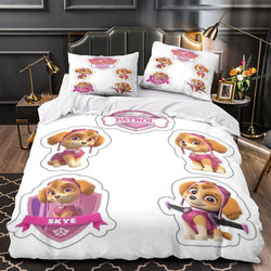 Paw Patrol Skye Duvet Cover Pattern Bedding Set Without Filler (ONLINE ORDER ONLY)