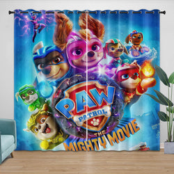 Paw Patrol The Mighty Movie Curtains Pattern Blackout Window Drapes (Online Order Only)