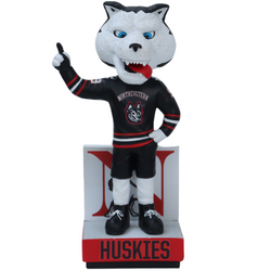 Paws Northeastern Huskies Mascot Bobblehead (Presale) (ONLINE ORDER ONLY)