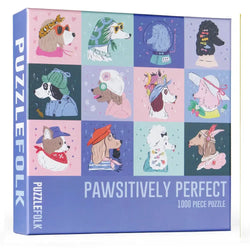 Pawsitively Perfect 1000 Piece Jigsaw Puzzle PuzzleFolk (ONLINE ORDER ONLY)