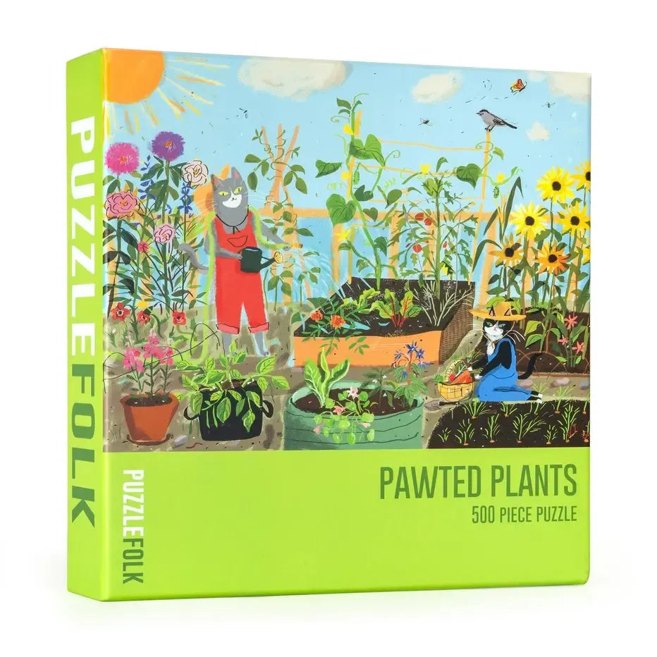 Pawted Plants 500 Piece Jigsaw Puzzle PuzzleFolk (ONLINE ORDER ONLY)