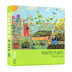 Pawted Plants 500 Piece Jigsaw Puzzle PuzzleFolk (ONLINE ORDER ONLY)