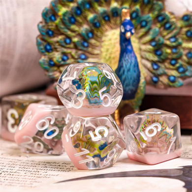 Peacock RPG Dice Set (ONLINE ORDER ONLY)