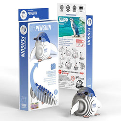Penguin 3D Cardboard Model Kit Eugy (ONLINE ORDER ONLY)