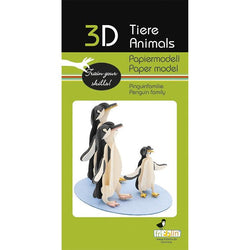 Penguin Family 3D Cardboard Model Kit Fridolin (ONLINE ORDER ONLY)