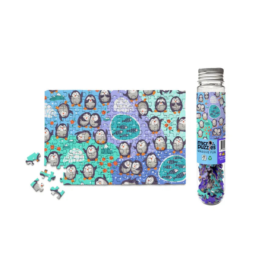 Penguins 150 Piece Mini Jigsaw Puzzle Micro Puzzles (ONLINE ORDER ONLY)