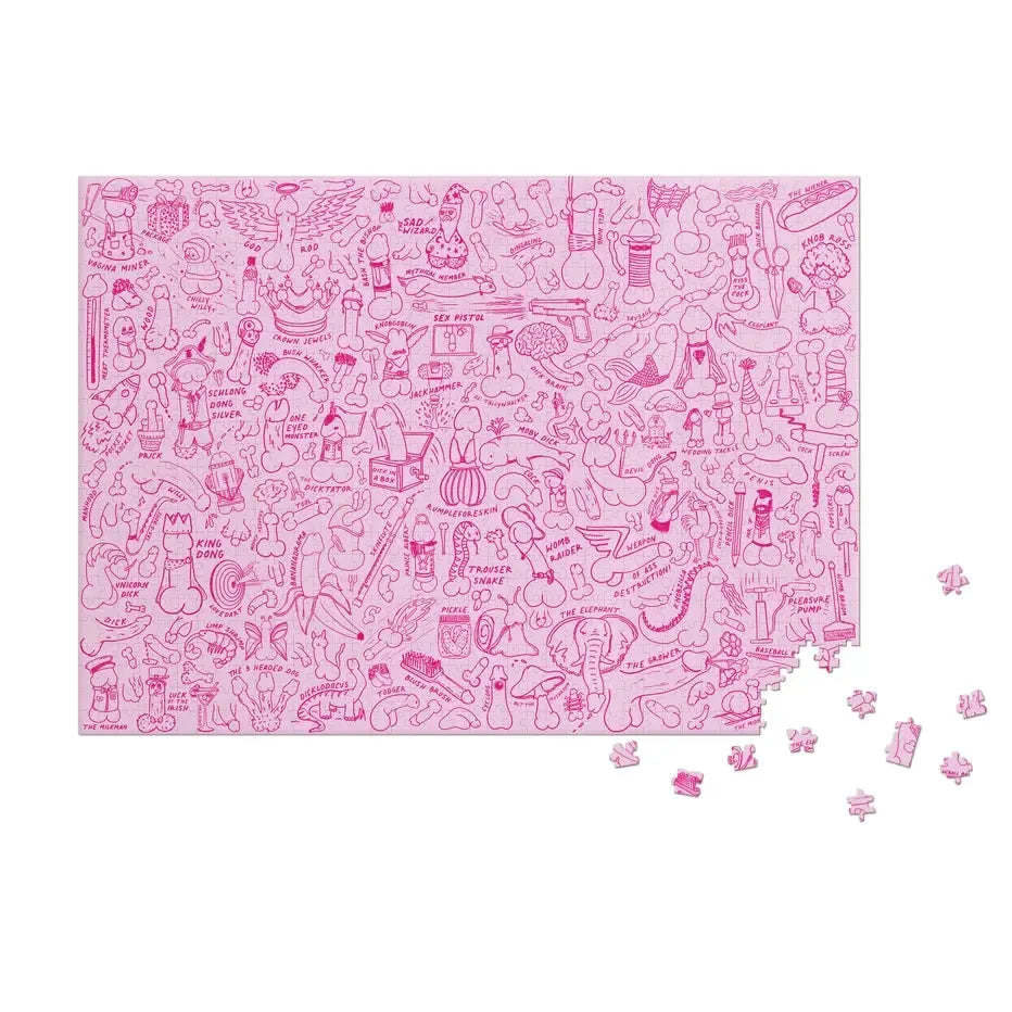 Penis 1000 Piece Jigsaw Puzzle Bubblegum Stuff (ONLINE ORDER ONLY)
