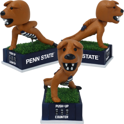 The Nittany Lion Penn State Nittany Lions Mascot Push-Up Counter Bobblehead (Presale) (ONLINE ORDER ONLY)