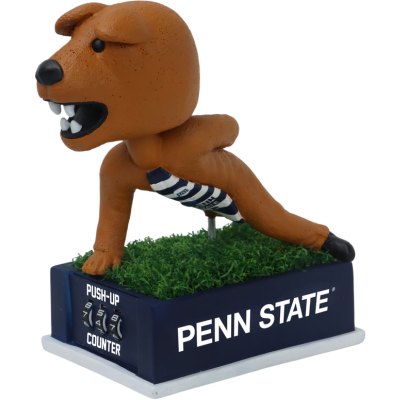 The Nittany Lion Penn State Nittany Lions Mascot Push-Up Counter Bobblehead (Presale) (ONLINE ORDER ONLY)