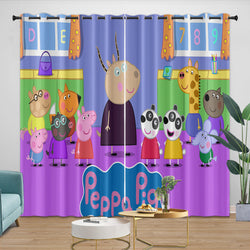 Peppa Pig Curtains Pattern Blackout Window Drapes (ONLINE ORDER ONLY)