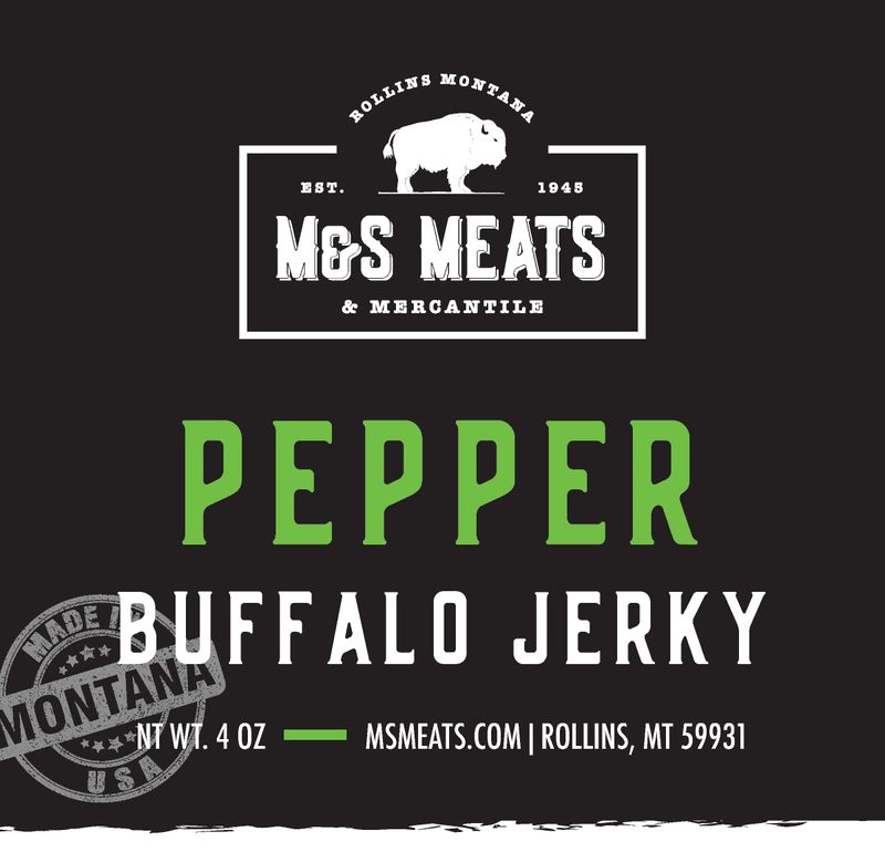 Pepper Buffalo Jerky (ONLINE ORDER ONLY)
