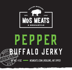 Pepper Buffalo Jerky (ONLINE ORDER ONLY)