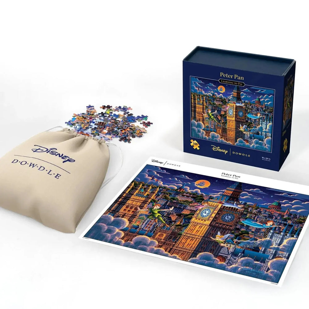 Peter Pan Learning to Fly 500 Piece Jigsaw Puzzle Disney x Dowdle (ONLINE ORDER ONLY)