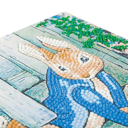 Peter Rabbit Under the Gate Crystal Art Card Kit Craft Buddy (ONLINE ORDER ONLY)