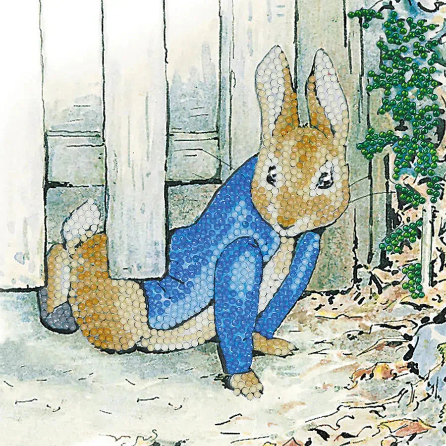 Peter Rabbit Under the Gate Crystal Art Card Kit Craft Buddy (ONLINE ORDER ONLY)