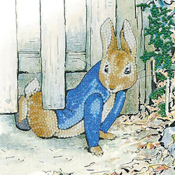 Peter Rabbit Under the Gate Crystal Art Card Kit Craft Buddy (ONLINE ORDER ONLY)