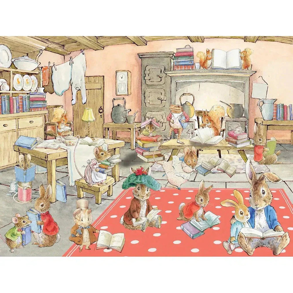 Peter Rabbit's Book Club 1000 Piece Jigsaw Puzzle NYPC (ONLINE ORDER ONLY)