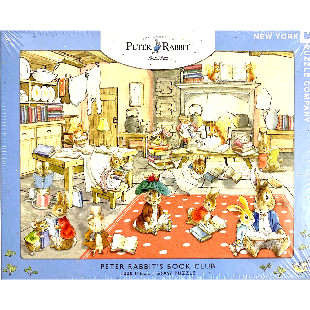 Peter Rabbit's Book Club 1000 Piece Jigsaw Puzzle NYPC (ONLINE ORDER ONLY)
