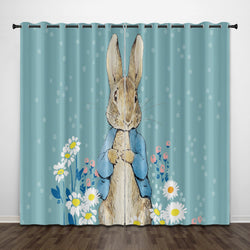 Peter Rabbit Curtains Pattern Blackout Window Drapes (Online Order Only)