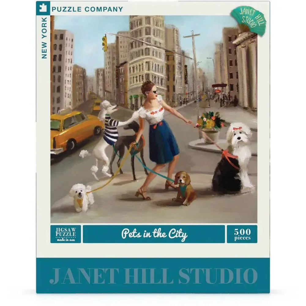Pets in the City 500 Piece Jigsaw Puzzle NYPC (ONLINE ORDER ONLY)