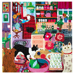 Pets in the Kitchen 1000 Piece Jigsaw Puzzle eeBoo (ONLINE ORDER ONLY)