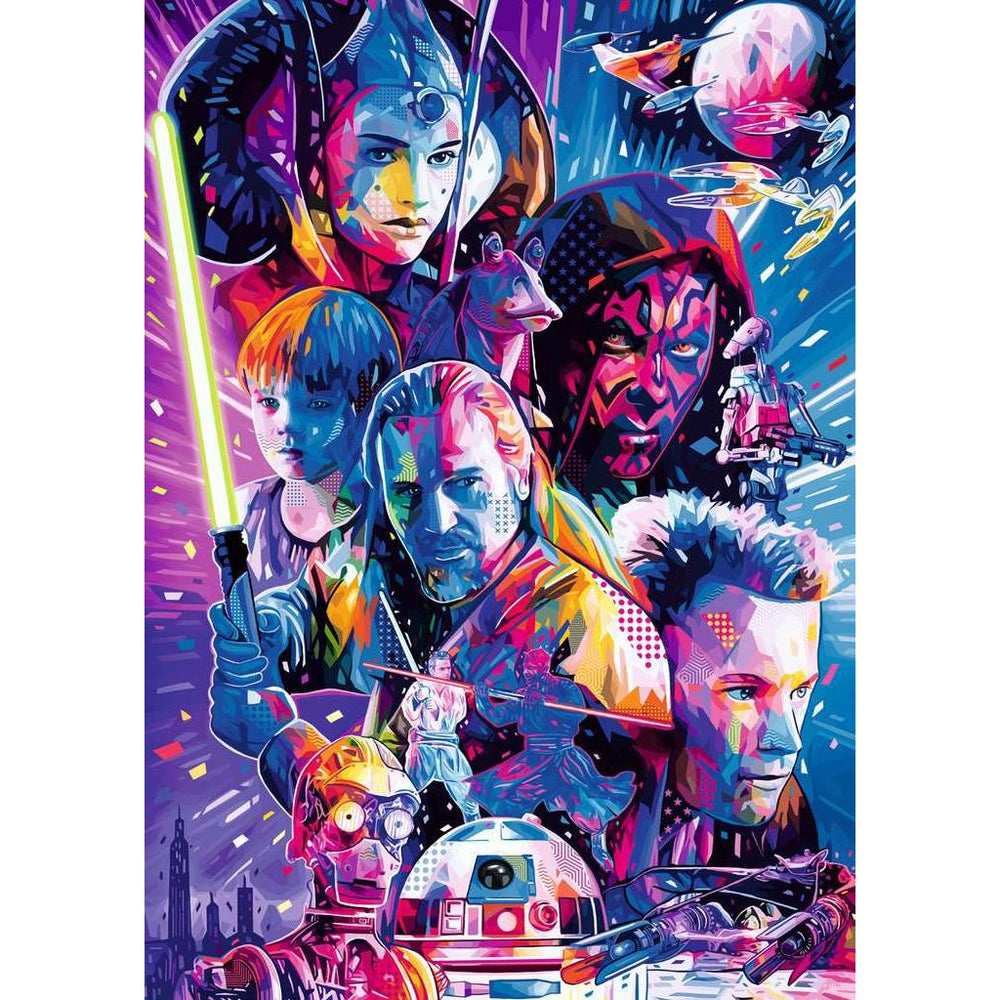 Phantom Menace "Star Wars Hyperspace" 500 Piece Jigsaw Puzzle Ravensburger (ONLINE ORDER ONLY)
