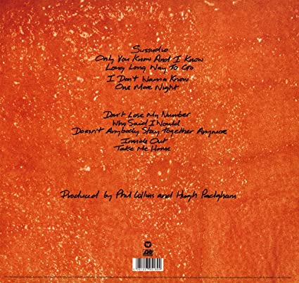 Phil Collins - No Jacket Required (Limited Edition, Orange Vinyl) [Vinyl] (ONLINE ORDER ONLY)