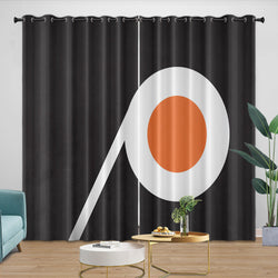 Philadelphia Flyers Curtains Blackout Window Drapes Room Decoration (Online Order Only)