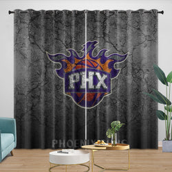 Phoenix Suns Curtains Blackout Window Drapes Room Decoration (Online Order Only)