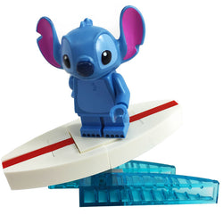 Surf's Up! Stitch LEGO Minifigue with custom Surfboard (Online Order Only)