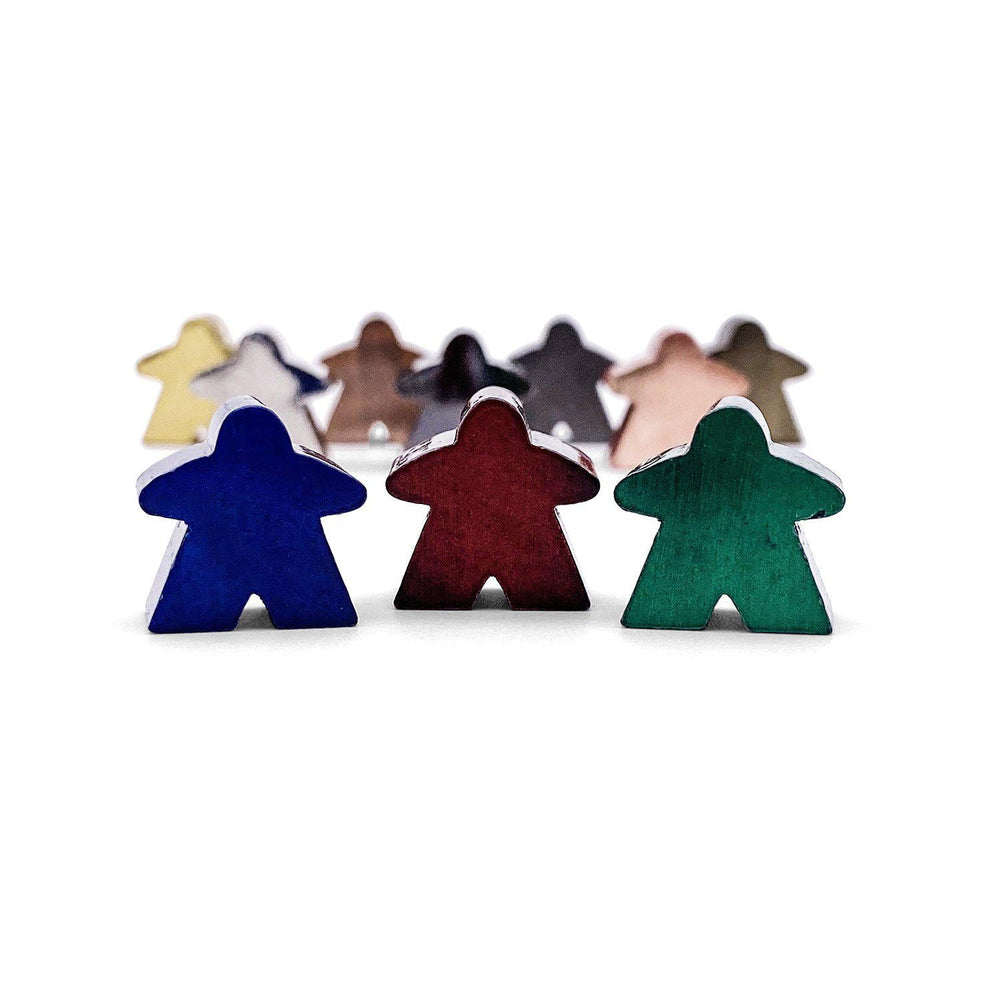 10 Pack of Metal Meeples (Random Colors) (Online Only)