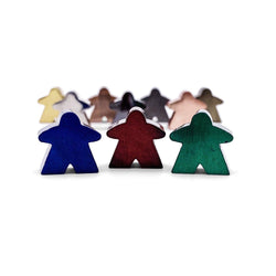 10 Pack of Metal Meeples (Random Colors) (Online Only)
