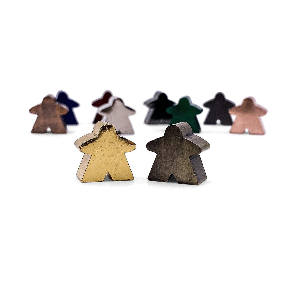 10 Pack of Metal Meeples (Random Colors) (Online Only)