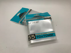 Premium Square Card Sleeves (70x70mm) 55 Pack, 100 Micron, SKS-9965 (ONLINE ORDER ONLY)