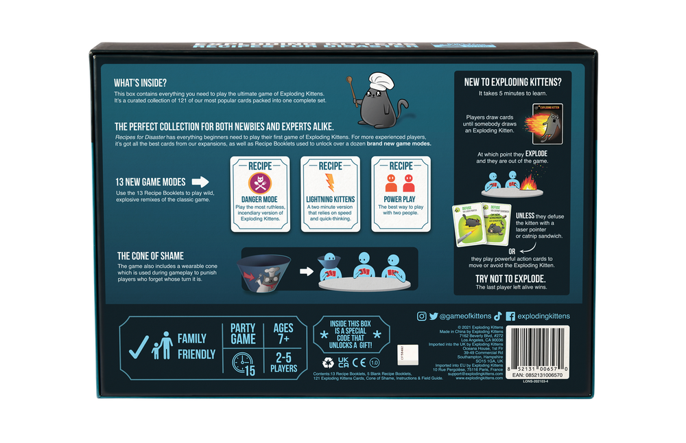 Exploding Kittens: Recipes for Disaster (ONLINE ORDER ONLY)
