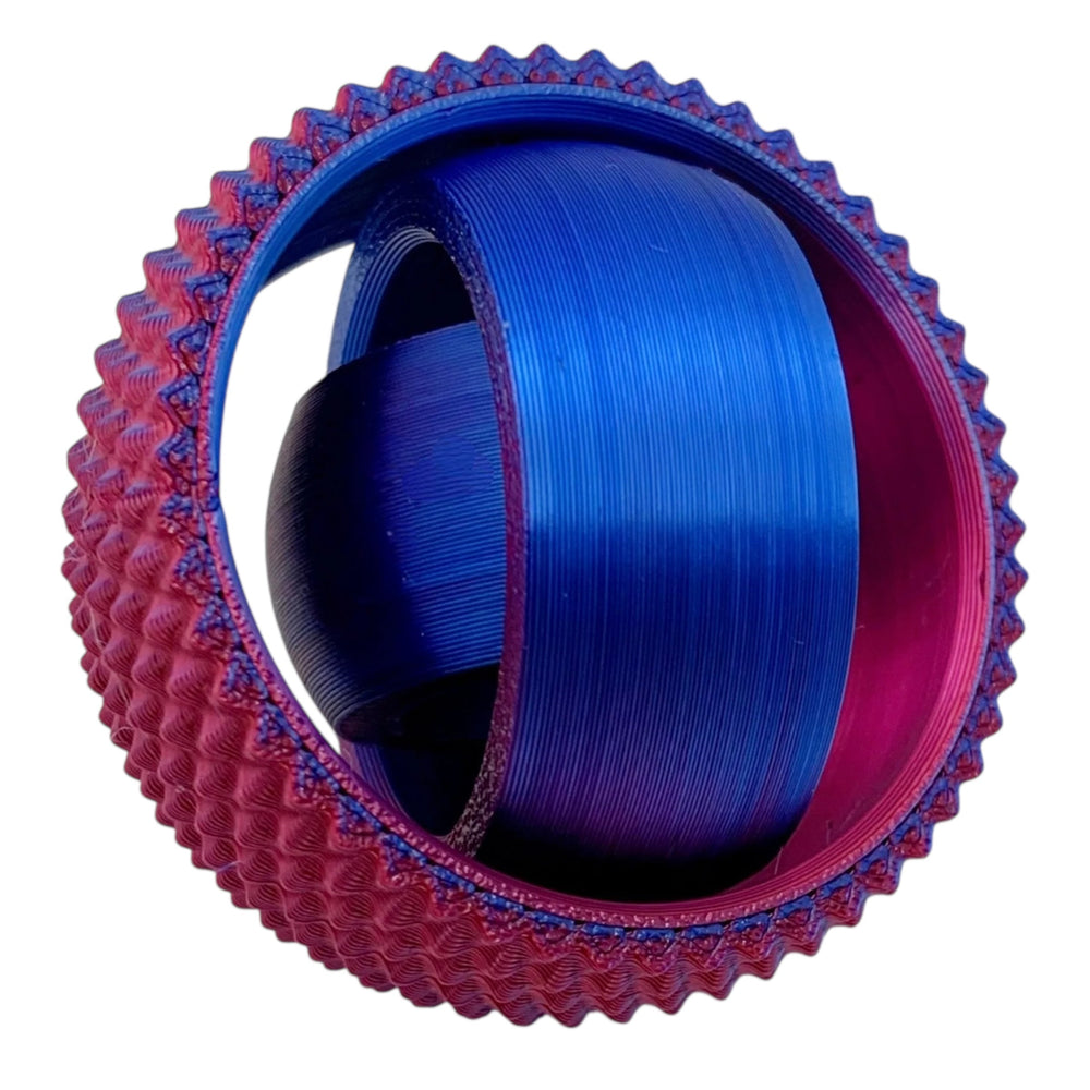 Mutli-Colored Textured Gyro Fidget (ONLINE ORDER ONLY)