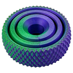 Mutli-Colored Textured Gyro Fidget (ONLINE ORDER ONLY)
