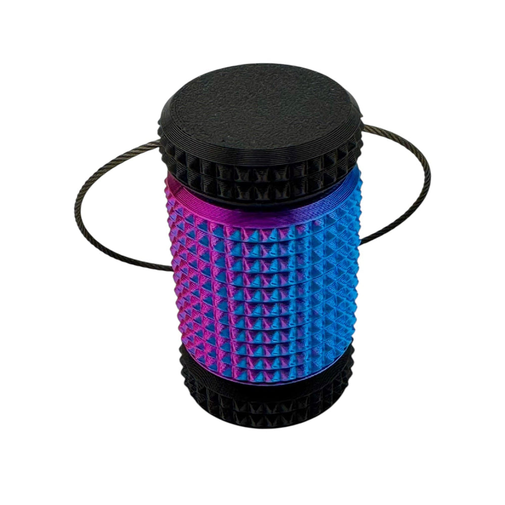 Dual Color PrismaRoll - Textured Sensory Keychain Fidget (ONLINE ORDER ONLY)