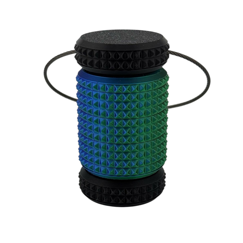Dual Color PrismaRoll - Textured Sensory Keychain Fidget (ONLINE ORDER ONLY)
