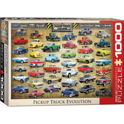 Pickup Truck Evolution 1000 Piece Jigsaw Puzzle Eurographics (ONLINE ORDER ONLY)