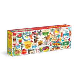 Picnic Party 1000 Piece Panoramic Jigsaw Puzzle Mudpuppy (ONLINE ORDER ONLY)