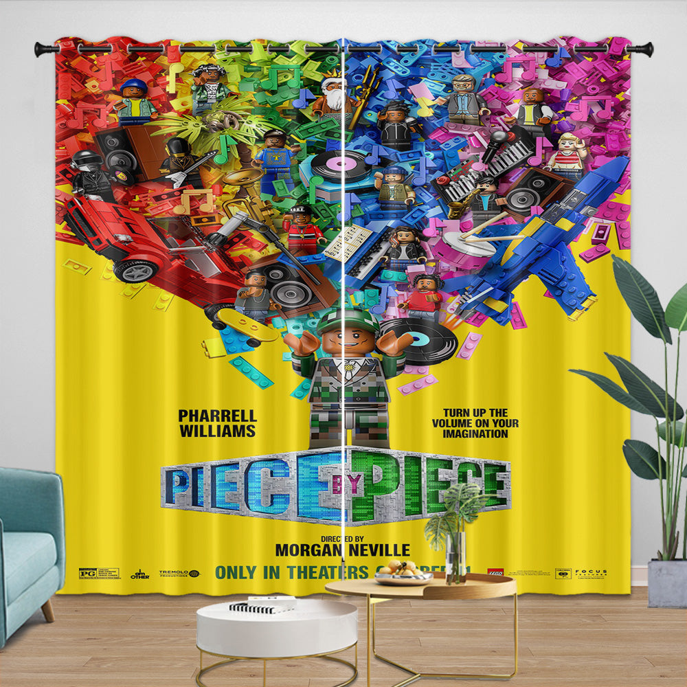 Piece By Piece Curtains Blackout Window Drapes Room Decoration (Online Order Only)
