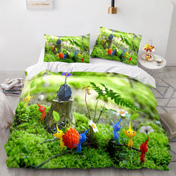 Pikmin Pattern Bedding Set Cosplay Quilt Covers (Online Order Only)